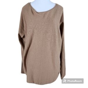 Michael Kors High low sweater size M brown!